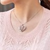 [Vendita calda] Collana con 1-6 nomi di pietre portafortuna in argento sterling 925