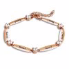 Bracciale personalizzato con barra con nome di famiglia di diamanti