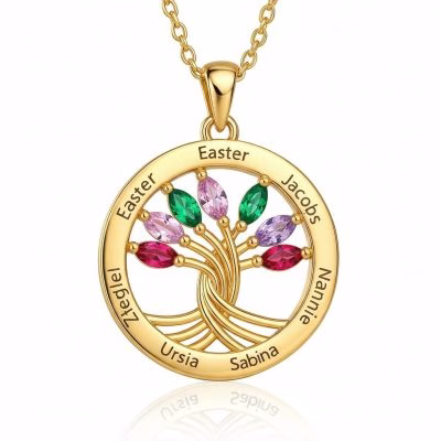 7name-gold.jpg Collana familiare in argento 925 personalizzata per famiglie