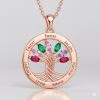 7name-rose-2.jpg Collana familiare in argento 925 personalizzata per famiglie