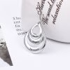 Collana con nome a forma di goccia inciso