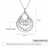Collana con nome a forma di goccia inciso