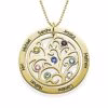 Family-Tree-Birthstone-Necklace-18k-Gold-Plated_jumbo.jpg Collana con pietra portafortuna dell'albero genealogico - placcata in oro 18 carati