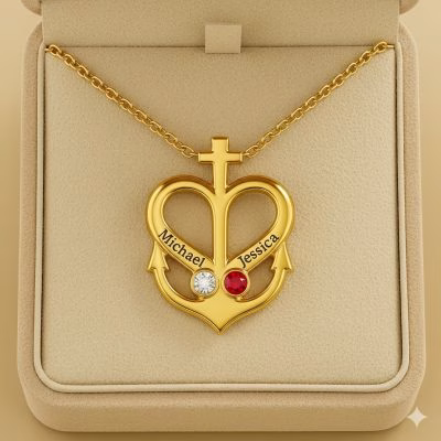 Camargue Croce Dainty Anchor Croce Fede Speranza Amore Gioielli