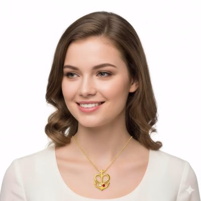 Camargue Croce Dainty Anchor Croce Fede Speranza Amore Gioielli