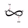 Collana con nome infinito personalizzato in argento sterling