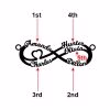 Collana con nome infinito personalizzato in argento sterling
