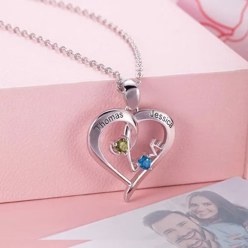 Love-Heart-Necklace-with-Double-Names-Birthstones-2.jpg Collana con cuore d'amore con doppi nomi e pietre portafortuna