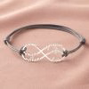 Mum-bractlet-1.jpg Bracciale infinito personalizzato da donna in argento sterling 925