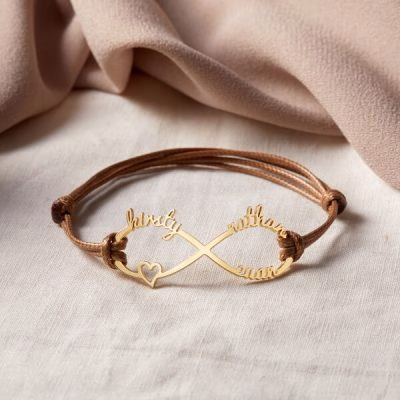 Mum-bractlet-3.jpg Bracciale infinito personalizzato da donna in argento sterling 925