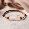 Mum-bractlet-4.jpg Bracciale infinito personalizzato da donna in argento sterling 925