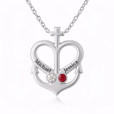 Camargue Croce Dainty Anchor Croce Fede Speranza Amore Gioielli