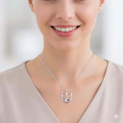 Camargue Croce Dainty Anchor Croce Fede Speranza Amore Gioielli