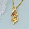 dsc02986.jpg Amore intrecciato a spirale del DNA Collana personalizzata con 1-8 incisioni