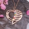 dsc06598.jpg Collana personalizzata con nome e pietra portafortuna per la mamma