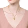 Collana con ciondolo con nome a forma di cuore per 3 collane significative da donna