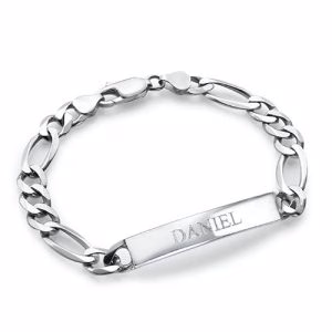 Bracciale da uomo con ID inciso