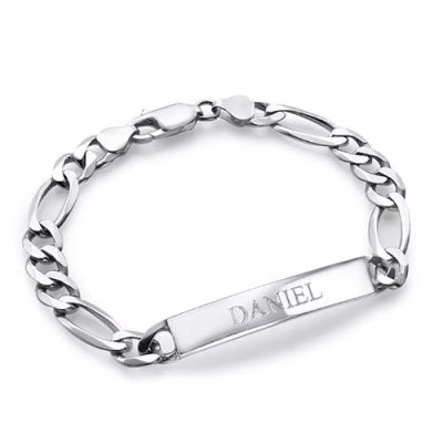Bracciale da uomo con ID inciso