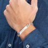 Bracciale da uomo con ID inciso