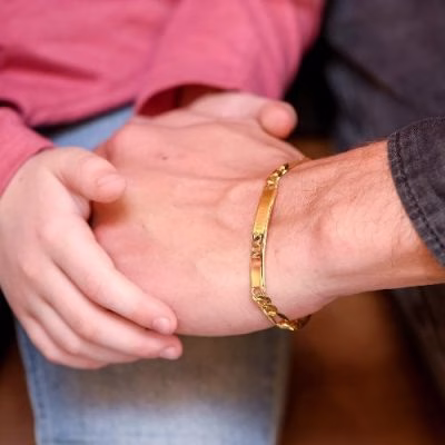 Bracciale da uomo con ID inciso