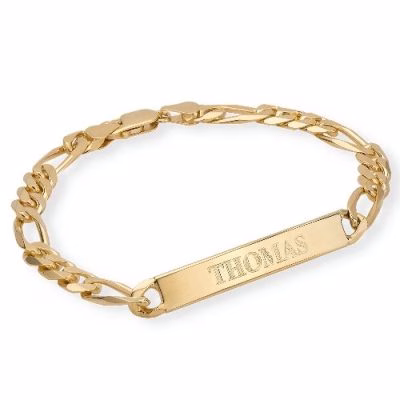 Bracciale da uomo con ID inciso