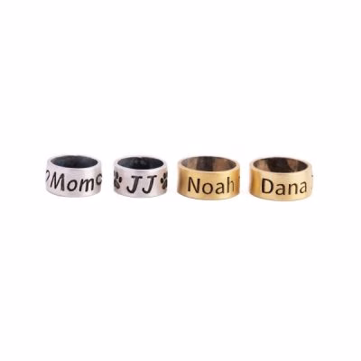 Bracciale personalizzato in argento sterling da uomo a filo singolo in pelle spessa