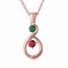 Eternal Bond – Collana personalizzata Infinity Birthstone