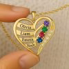 Collana familiare in argento 925 con nuova opera d'arte personalizzata
