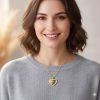 Le nuovissime collane con pietre portafortuna a cuore in argento sterling 925
