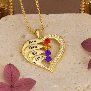 Le nuovissime collane con pietre portafortuna a cuore in argento sterling 925