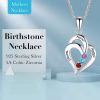 Collana con ciondolo con nome a forma di cuore per 3 collane significative da donna