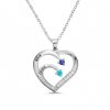 [Hot Sale] 1-6 Names Birthstone Necklace in 925 Sterling Silver