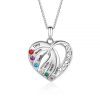 [2021 Hot Sale] Gifts for Mom 925 Sterling Silver Birthstone Necklace