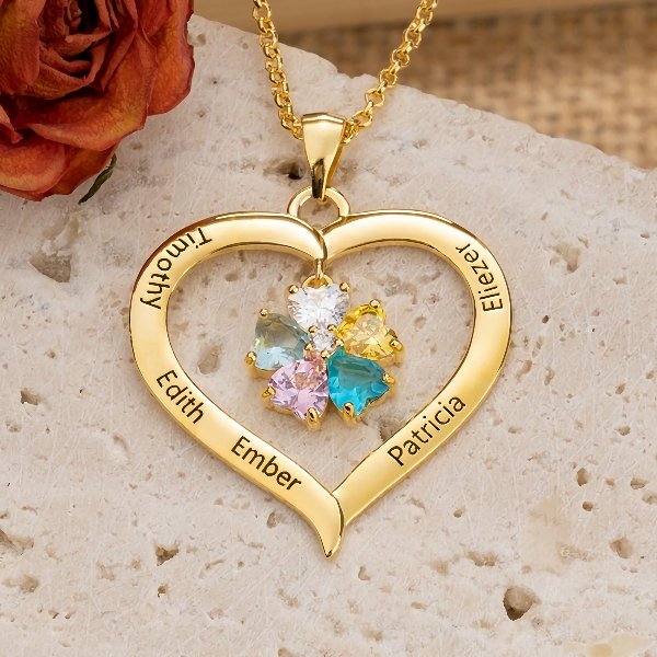 dsc09807.jpg Personalized Heart Birthstone Necklace with Engraving