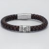 il_NxN.5695606910_py3a.jpg Personalized sterling silver men Single strand thick leather bracelet